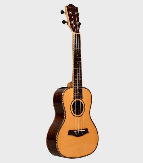 UKULELE CONCIERTO SOLID SPRUCE ALTO BRILLO C/FUND COPACABANA CPUK029 N