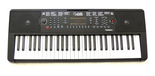 TECLADO ELECTRONICO 4 OCTAVAS NEGRO TSRMAX N