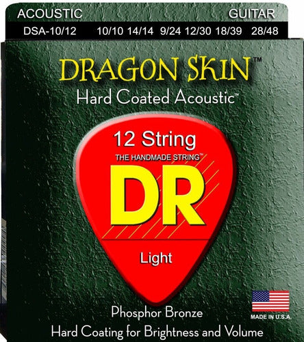 JUEGO DE CUERDAS DOCEROLA 10/48 DRAGON SKIN DR