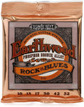 ENCORDADURA ERNIE BALL "HYBRID SLINKY" PARA GUI,  ACUSTICA ,10-,52 FOSFORO B, 2151 N