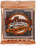 ENCORDADURA ERNIE BALL "HYBRID SLINKY" PARA GUI,  ACUSTICA ,10-,52 FOSFORO B, 2151 N