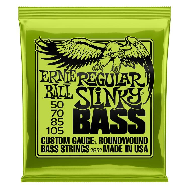 ENCORDADURA BAJO ELECTRICO 4 CDAS ERNIE BALL REGULAR SLINKY 50-105 2832 N