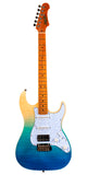 GUITARRA ELECTRICA JET GUITARS ELECT. JS450 COLOR : TRANSPARENT BLUE N