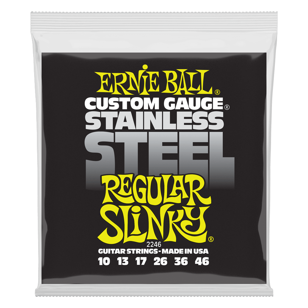 CUERDAS PARA GUITARRA ELÉCTRICA ERNIE BALL  CUSTOM GAUGE  .10-.46