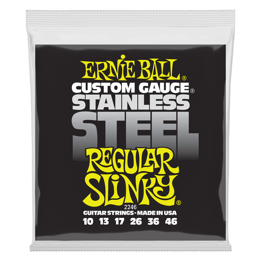 CUERDAS PARA GUITARRA ELÉCTRICA ERNIE BALL  CUSTOM GAUGE  .10-.46