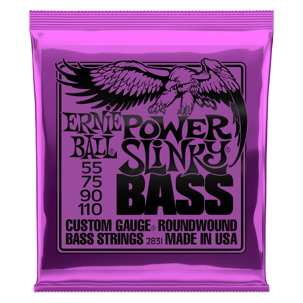 Cuerdas Ernie Ball Power Slinky para bajo Electrico 4 Cdas 2831