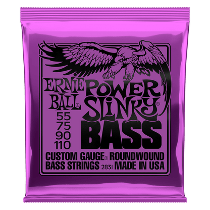 Cuerdas Ernie Ball Power Slinky para bajo Electrico 4 Cdas 2831