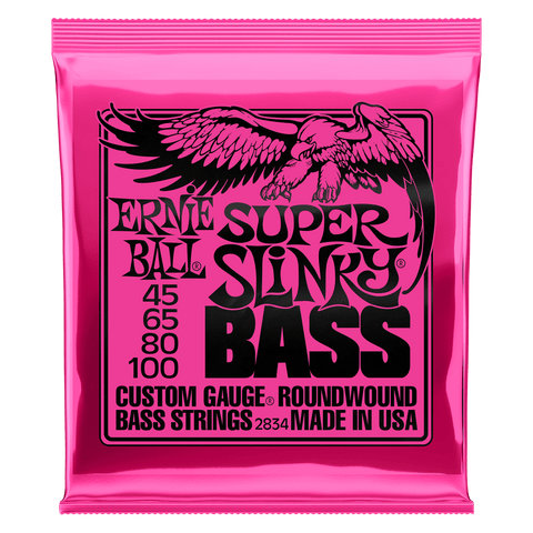 CUERDAS ERNIE BALL SUPER SLINKY PARA BAJO ELECTRICO 4 CDAS 2834 N