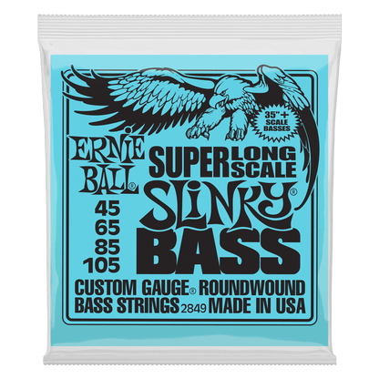 Encordadura Ernie Ball "slinky - Long Scale" para bajo Electrico (niquel, 0.045-0.105)