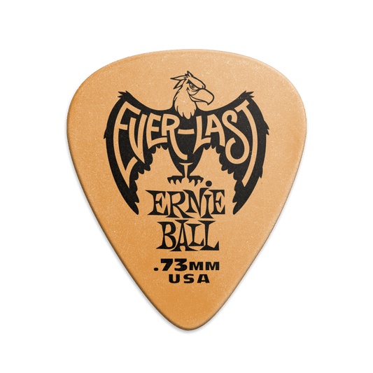 PUAS PARA GUITARRA ERNIE BALL EVERLAST NYLON .73 mm NARANJA PAQUETE DE 12 PZAS N