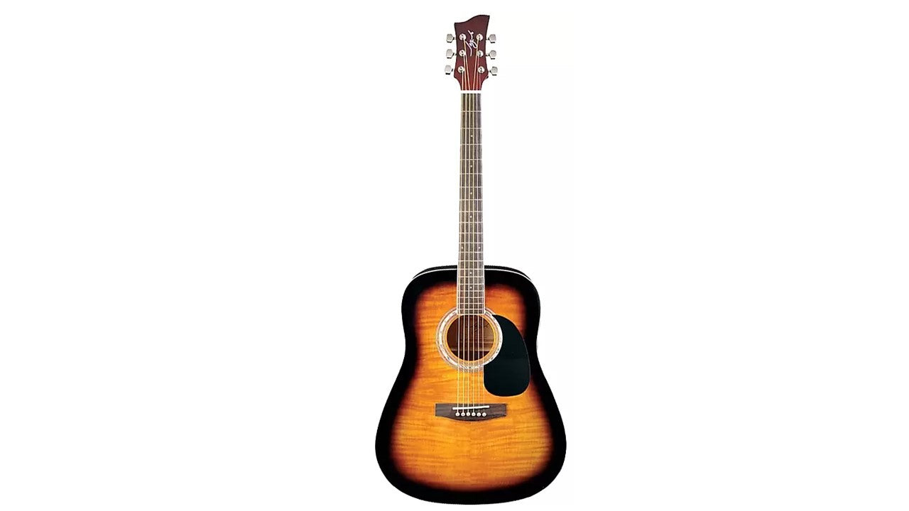 PAQUETE GUITARRA ACUSTICA  JAY TURSER SOMBRA FUNDA-PUAS-AFINADOR