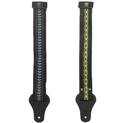Tahali P/ Guitarra Electrica Bordado Puntas de Piel (ancho 2")