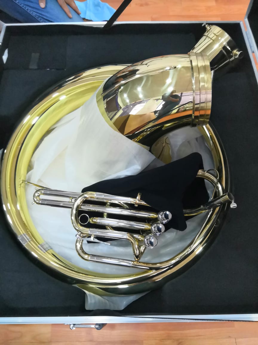TUBA SOUSAFON LAQUEADA 26" PABELLON SILVERTONE CON ESTUCHE | SLSS001 N