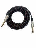 CABLE AUDIO PLANCHADO PLUG 6,3 MONO PUNTA DORADA 5M 080-828 N