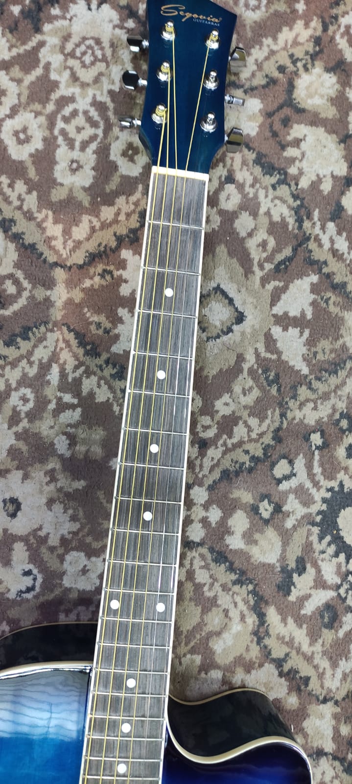 GUITARRA ELECTROACUSTICA 40" AZUL AZUL REY SEGOVIA N