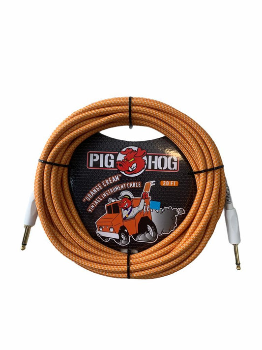 CABLE PARA INSTRUMENTO ORANGE CREME 6.10MT 1/4¨- 1/4¨