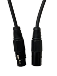 CABLE PARA MICROFONO XLR-XLR PLUG METALICO NEGRO. 6M 080-852 N