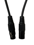 CABLE PARA MICROFONO XLR-XLR PLUG METALICO NEGRO. 6M 080-852 N