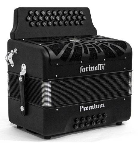 ACORDEON BOTONES FA NEGRO FARINELLI PREMIUM 3012FNHG N
