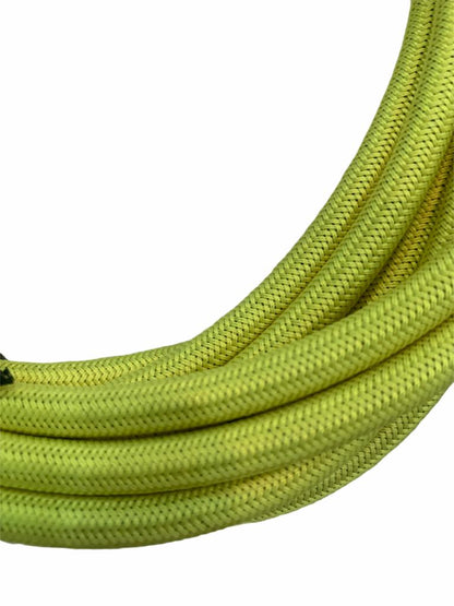 Cable Texturizado para Instrumento Strukture Amarillo Neon Plug 1/4 5.7m N