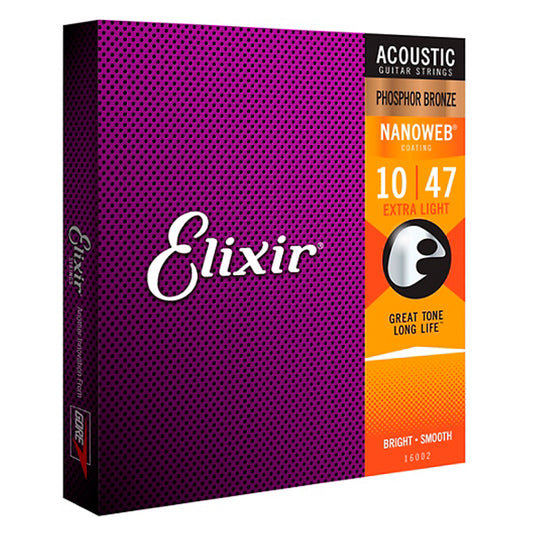 ENCORDADURA ELIXIR ACUSTICA FOSFORO BRONCE .010-.047 N