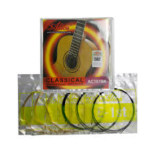 Juego de Cuerdas P/guit Clasica Nylon Ng-dorada T/alta Alice A107bkh N