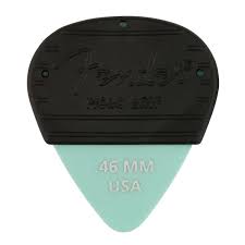 PÚAS FENDER  MOJO GRIP PICKS, DURA-TONE DELRIN PAQUETE DE 3 PZAS .46 MM AZUL N