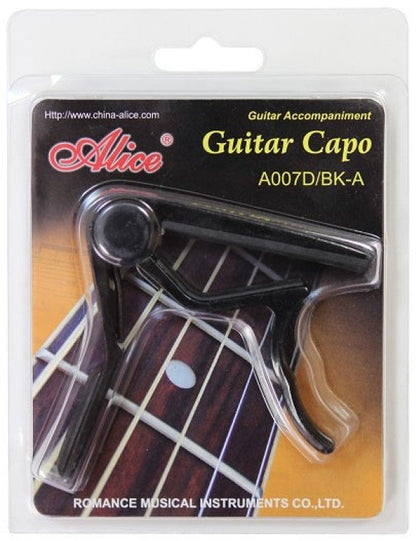 Capo P/guitarra Acustica Negro Alice | A007d/bk-a N