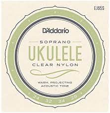 ENCORDADURA DADDARIO MOD. EJ65S PARA UKULELE SOPRANO NYLON N