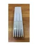 BAQUETA BLANCA 5B MAPLE NYLON PAQ C/12 PARES DIAM.595" DM N