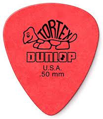 PAQUETE PUA DUNLOP TORTEX STANDARD 0.50 ROJO 418B.50 N