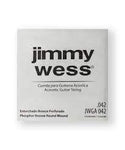 PAQUETE DE CUERDAS JIMMY WESS PARA GUITARRA ACUSTICA, 0.042 BRONCE FOSFORADO N