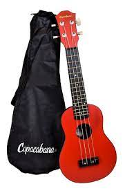 UKULELE SOPRANO LINDEN/ABS COLOR ROJO CON FUNDA COPACABANA | CPUK053 N