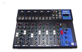 MEZCLADORA DE AUDIO 7C CON PUERTO USB 012-424 N