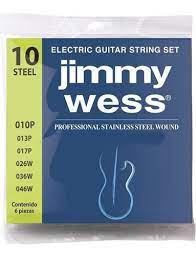 Encordadura Jimmy Wess P. Guit. Electrica Acero .10-.46