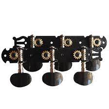 MAQUINARIA P/GUITARRA CLASICA PERNO PLASTICO NEGRA M204-N N
