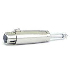 Adaptador de 1 Jack Tipo Cannon a 1 Plug Mono 6.3