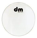 PARCHE PARA BOMBO/TAMBORA 22" TRANSPARENTE LOGO DM DMPC005 N