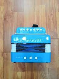 MINI ACORDEON INFANTIL PARA NIÑO 7 BOTONES FARINELLI AZUL CIELO N