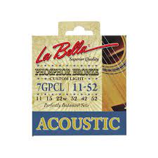 Enc, Guitarra Acustica Custom Light ,11-52 Fosforo Bronze