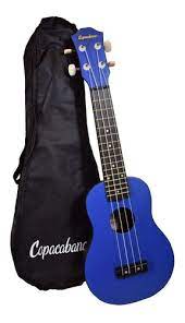 UKULELE SOPRANO LINDEN/ABS COLOR AZUL CON FUNDA COPACABANA | CPUK052 N