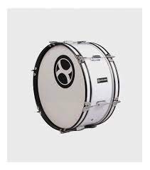 Tambora de Marcha Junior Blanca 18x7 6 Lugs C/ Correa Extreme Extm022