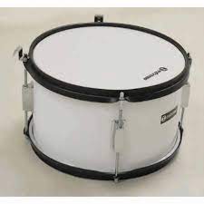 Tom Tom de Marcha Junior Bco 12" X 7" 8 Lugs C/correa de Nylon