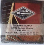 JUEGO DE CUERDAS P/GUITARRA 12 CDAS ,10-,49 BRONZE BLACK DIAMOND