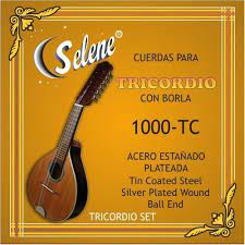 JUEGO DE CUERDA TRICORDIO ENTORCHADO PLATEADO 1000-TD N