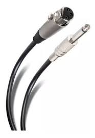 CABLE PARA MICROFONO SENC. CANON-PLUG 6,3  4,5M N