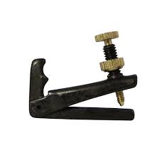MICRO AFINADOR P/ VIOLIN 4/4 NEGRO Y DORADO BHARGAVA ,