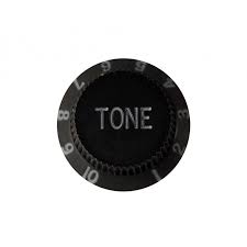 Botón Tono para Guitarra Electrica Cpk Plastico Negro
