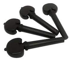 CLAVIJAS P/ VIOLIN DE EBANO HEART SHAPE SET AMADEUS AMCL006 N