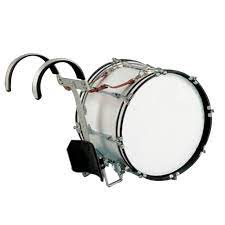 TAMBORA DE MARCHA BLANCA 20X12 8 LUGS C/ ARNES CENTURY